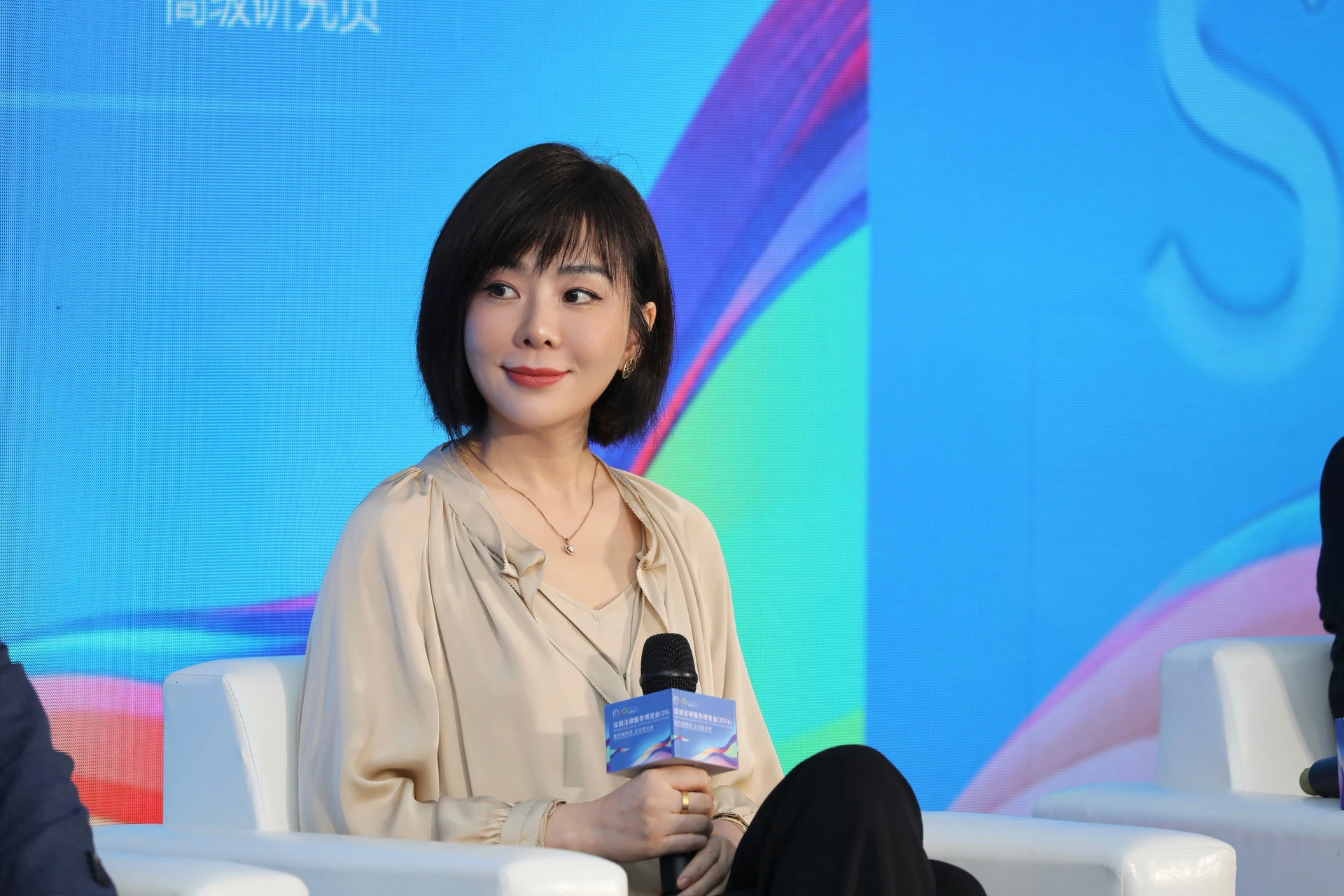费丹丹律师在APEC法律服务合作圆桌沙龙现场