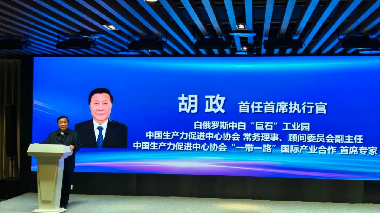 中白“巨石”工业园首任首席执行官、招商局集团前副总裁胡政作专题分享